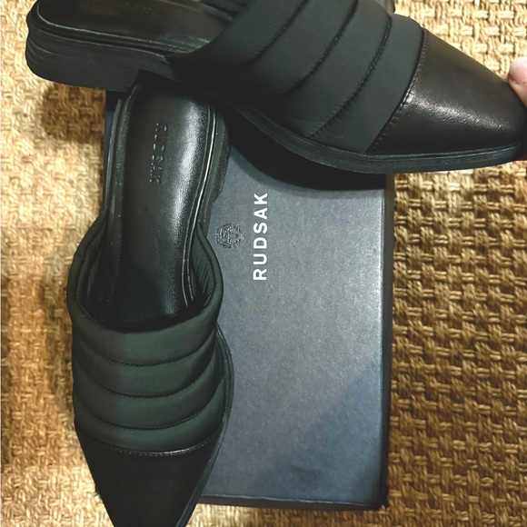 RUDSAK TABITA Quilted Mules Size 38 NEW - Picture 4 of 8